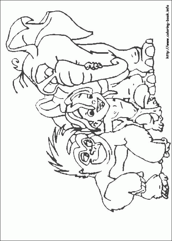 Tarzan kolorowanki